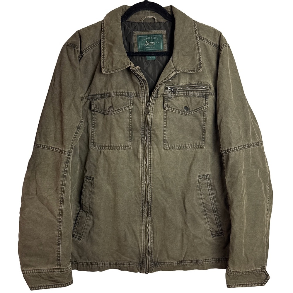 G.H. Bass & Co. Khaki Military Field Jacket